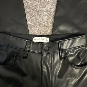Abercrombie Leather Ankle Pants